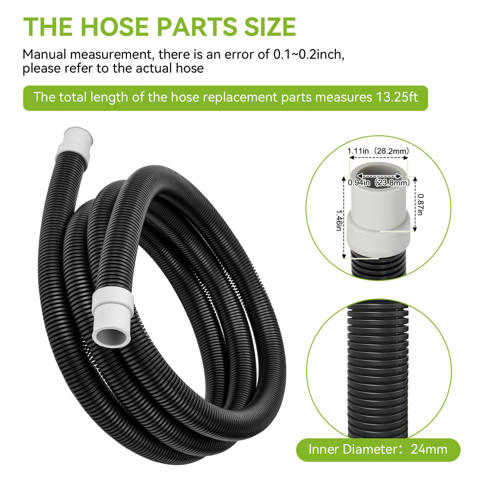 Amazon.com: A20236 Ribbed Hosing Replacement for Fluval FX2/FX4